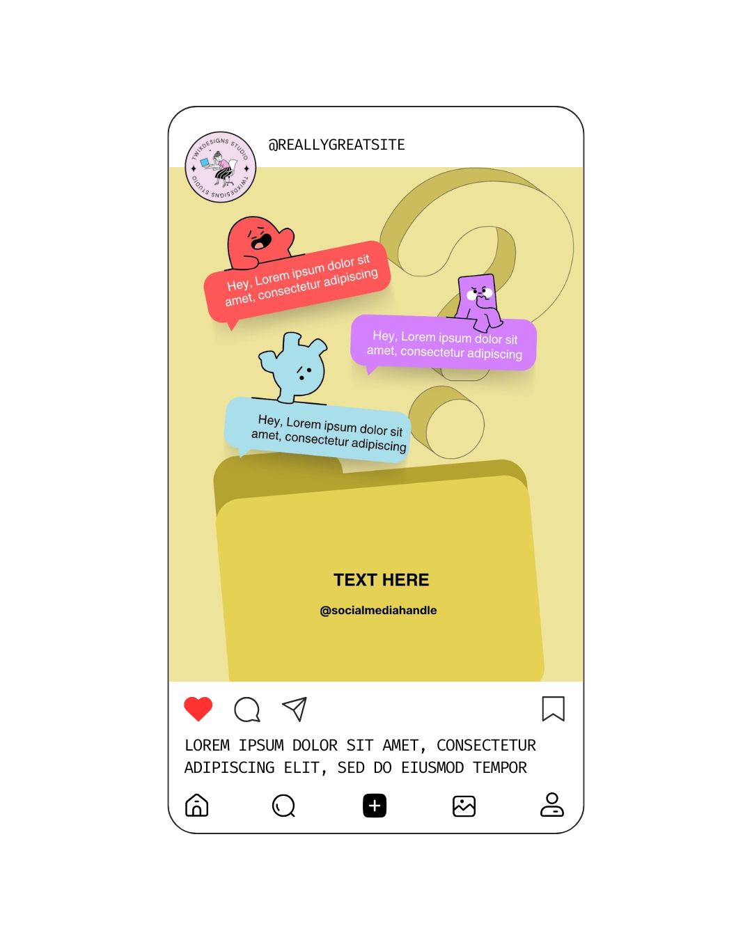 Questions Comment Social Media Instagram Reels Post Editable Canva Templates