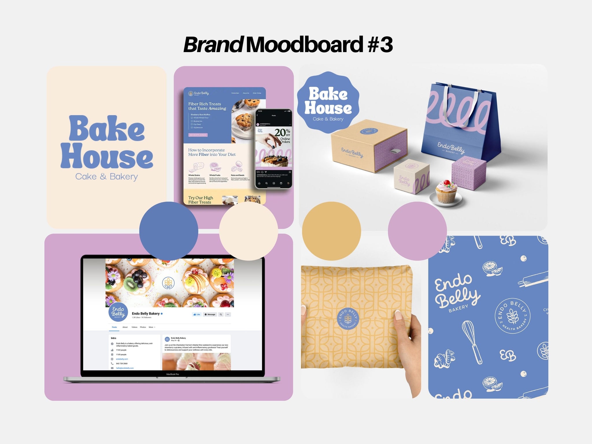 Custom Food Cafe Bakery Branding & Logo Design: Unique Business Identity