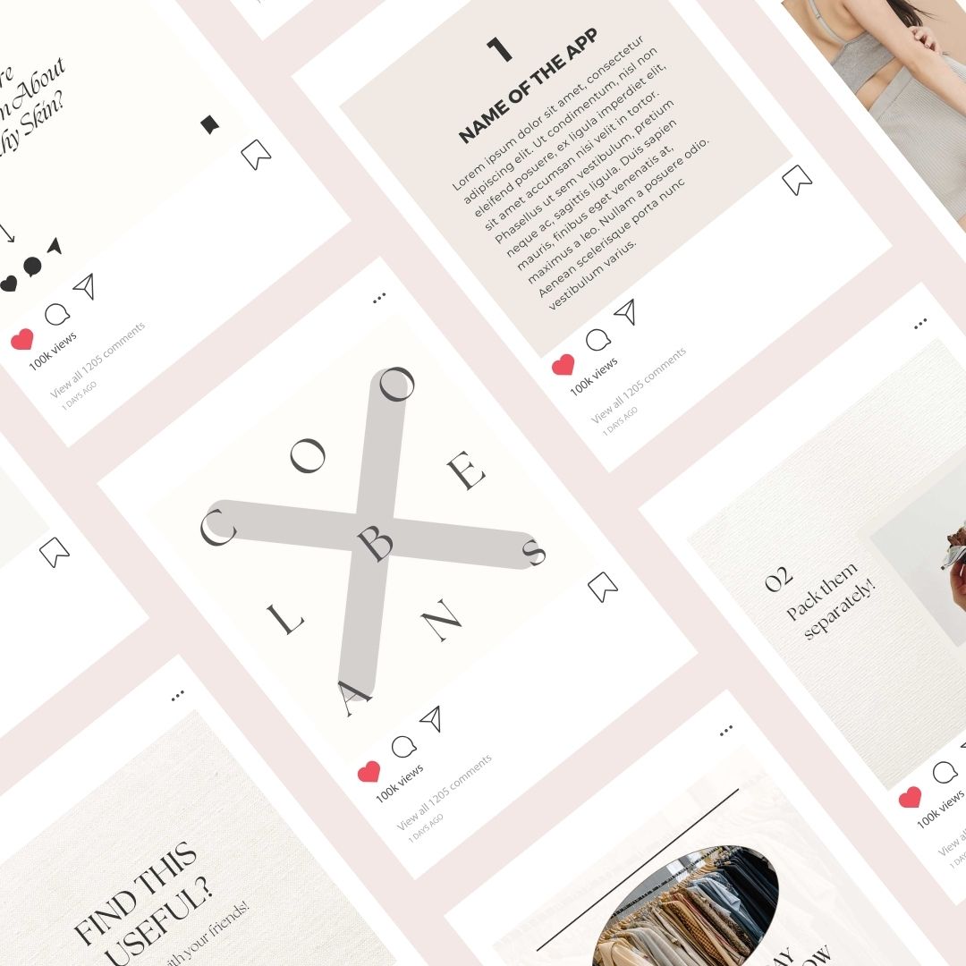 300 Beige Aesthetic Instagram Post