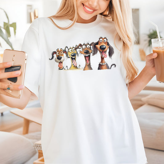 Funny Dogs Unisex Comfort garment-dyed heavyweight t-shirt