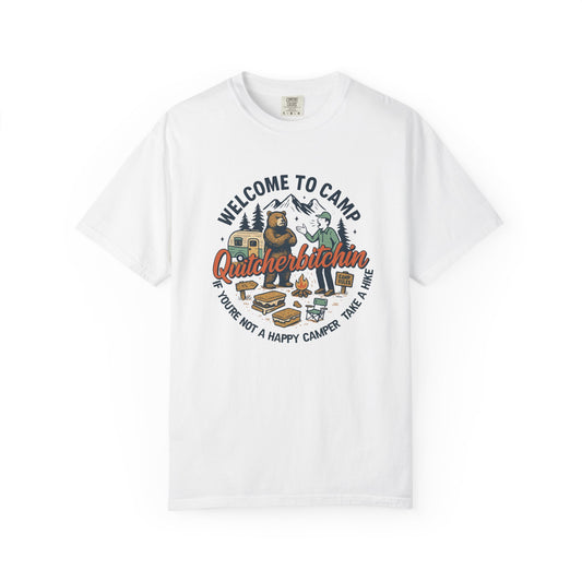 Quit bitchin Funny Unisex Garment-Dyed T-Shirt - Casual Vintage Style for Everyday Wear