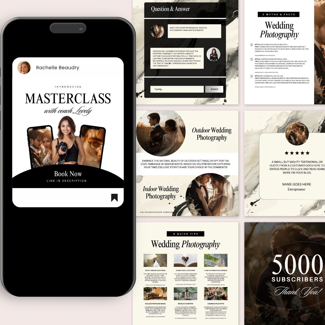 30 Wedding Photography Instagram Posts