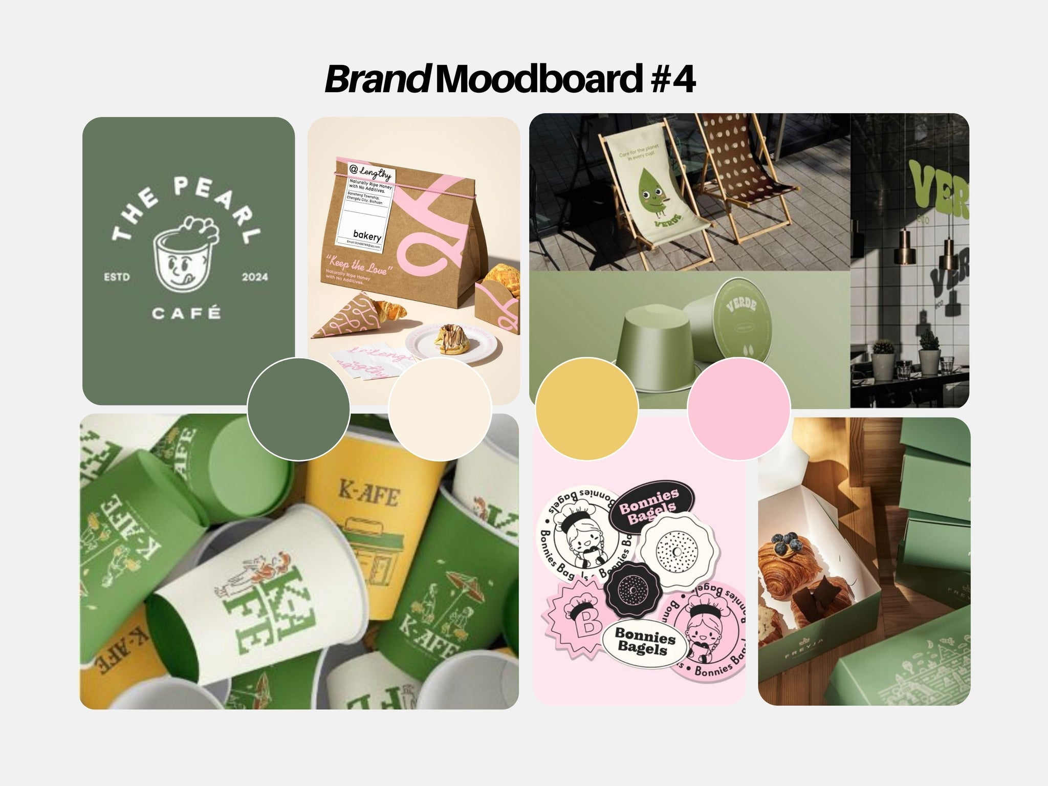 Custom Food Cafe Bakery Branding & Logo Design: Unique Business Identity
