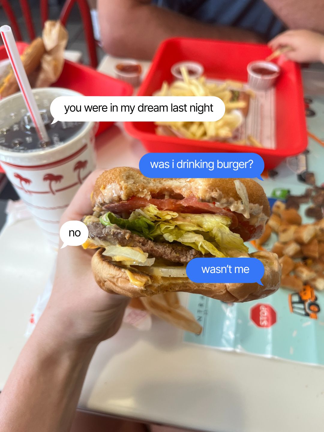 dream last night - fill cup  Do not disturb