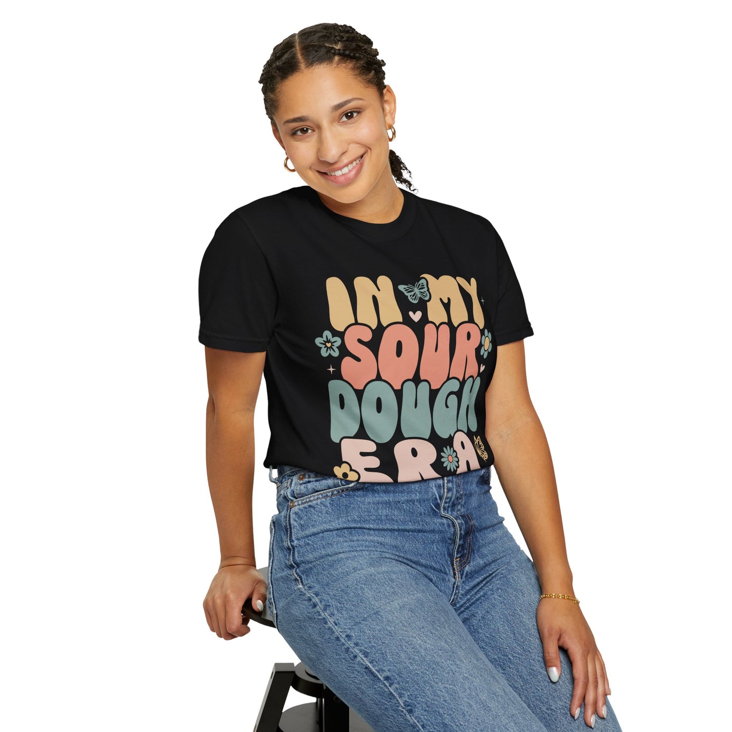 In my sour dough era Unisex Garment-Dyed T-Shirt - Casual Vintage Style for Everyday Wear