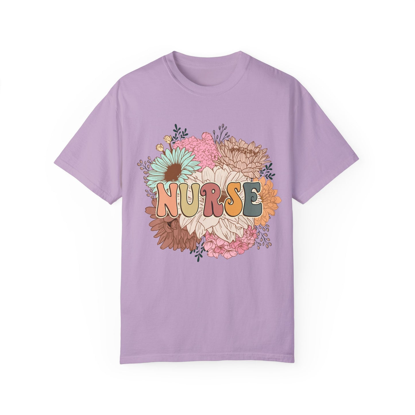 Nurse Retro Unisex Garment-Dyed T-Shirt - Casual Vintage Style for Everyday Wear