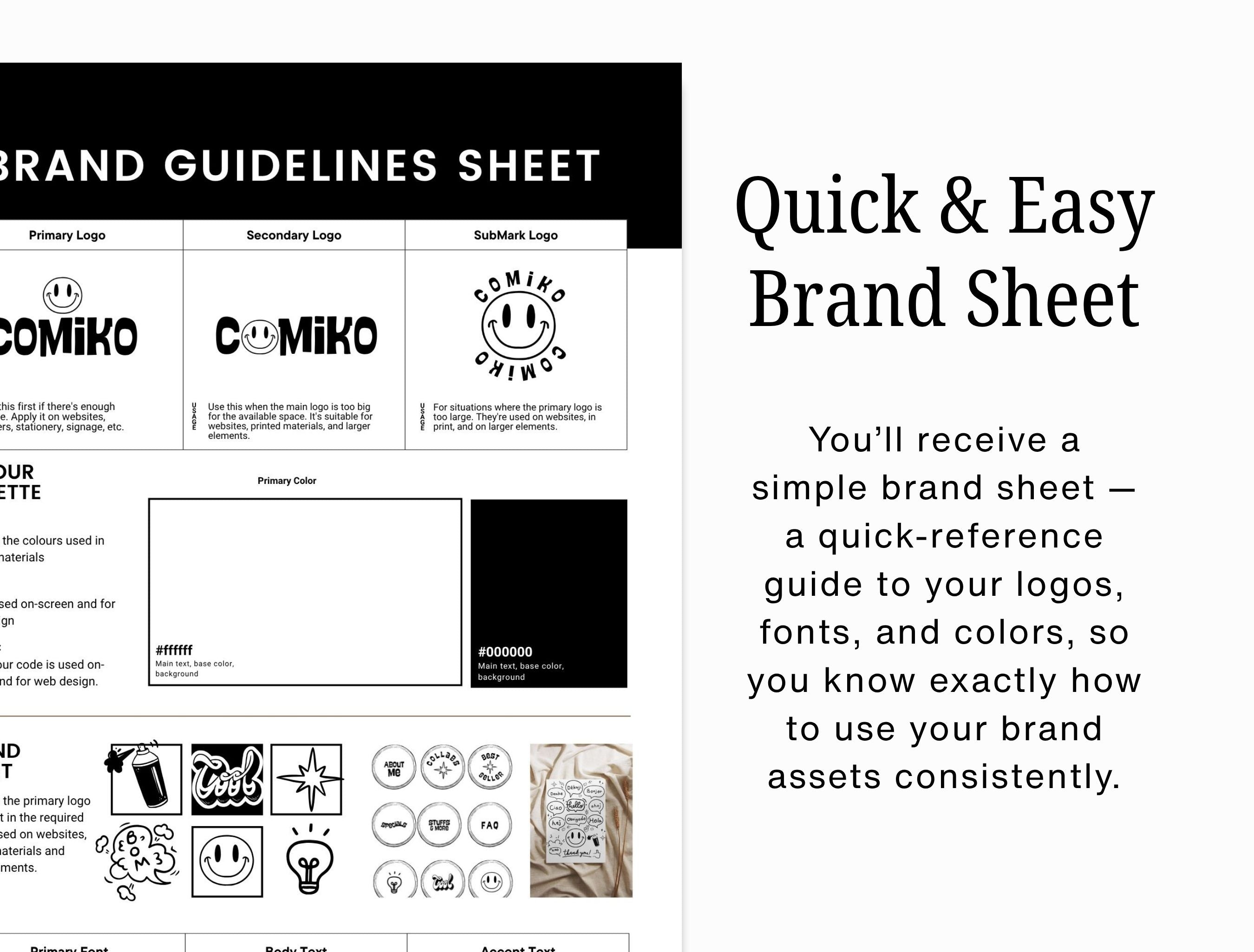 Branding Kit Comiko Editable Canva Templates Business Cards Marketing Posts Personal Brand Theme