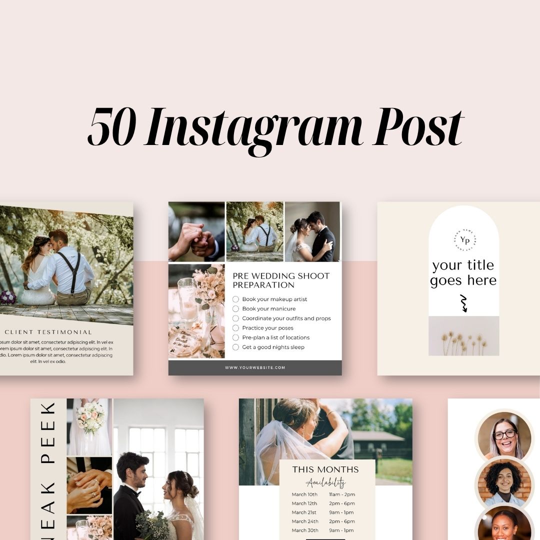 50 Photographer Instagram Social Media Posts
