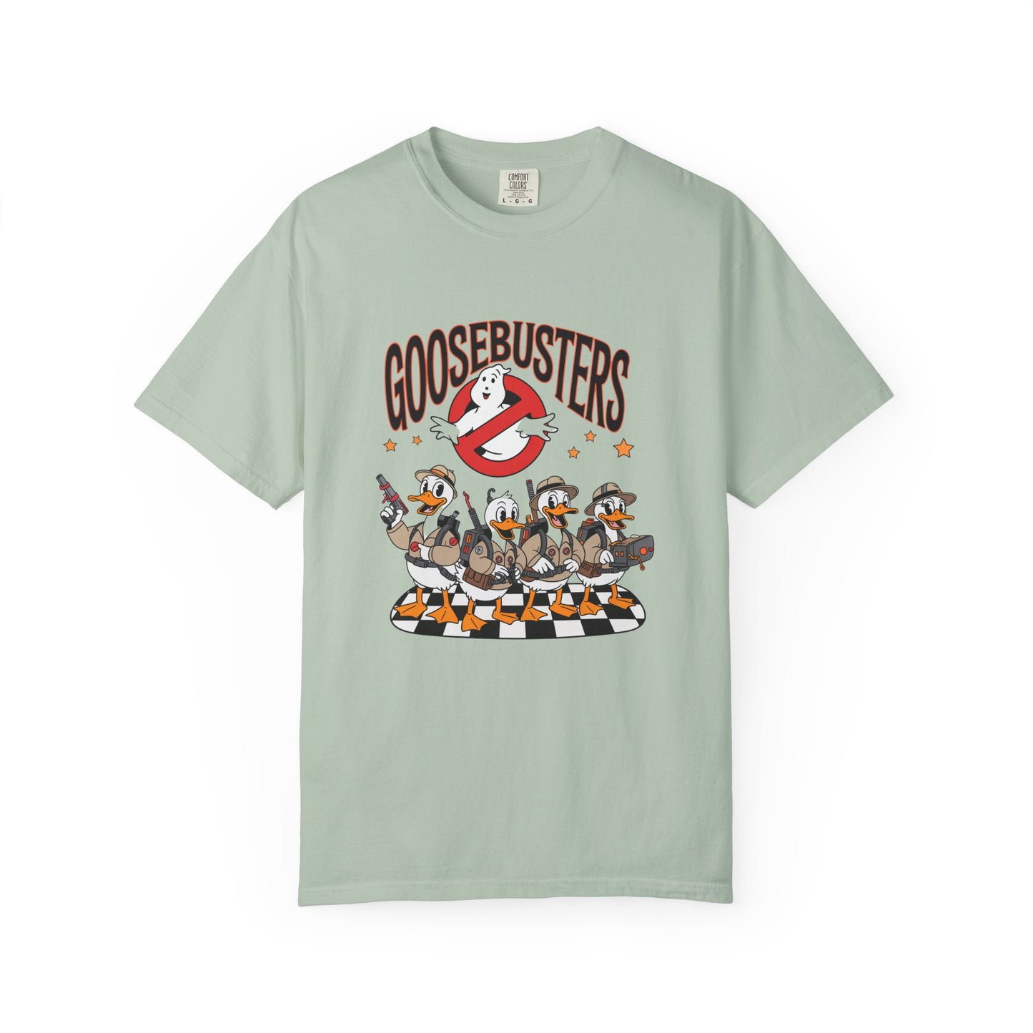 Ghost busters silly goose Halloween Unisex Garment-Dyed T-Shirt - Casual Vintage Style for Everyday Wear