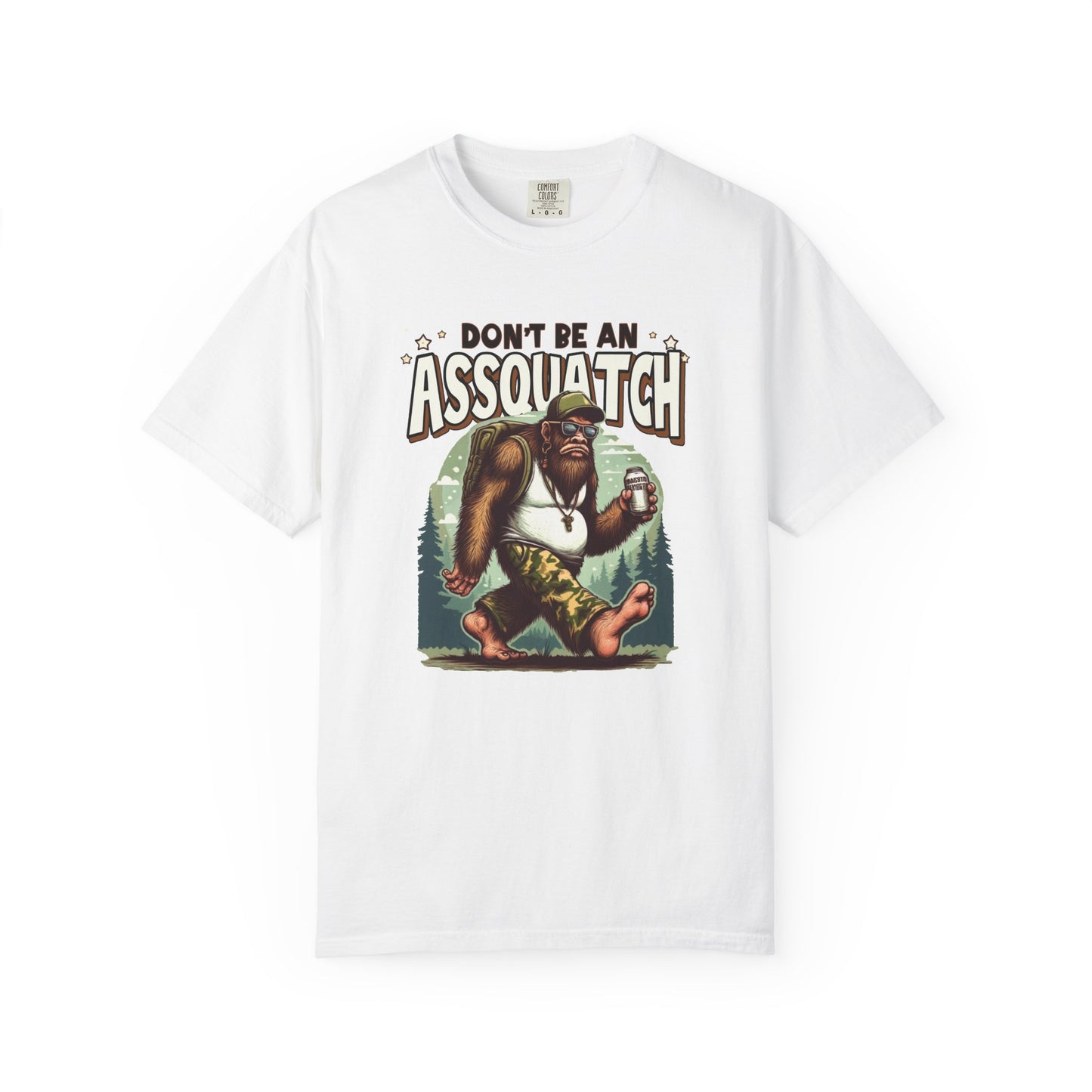 Don't be an assquatch Unisex Garment-Dyed T-Shirt - Casual Vintage Style for Everyday Wear