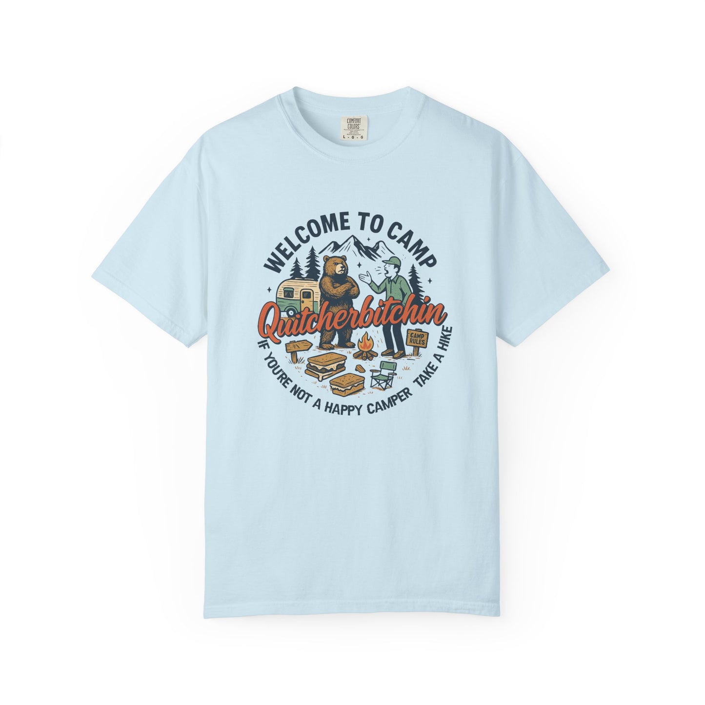 Quit bitchin Funny Unisex Garment-Dyed T-Shirt - Casual Vintage Style for Everyday Wear