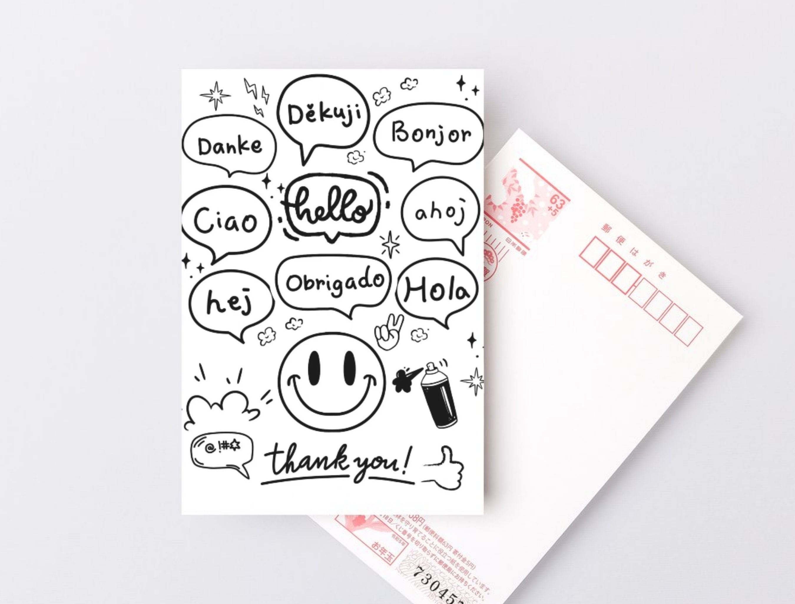 Small Business Printable Canva Templates – Thank You & Loyalty Card, Gift Certificate, QR Code Payment comiko Theme