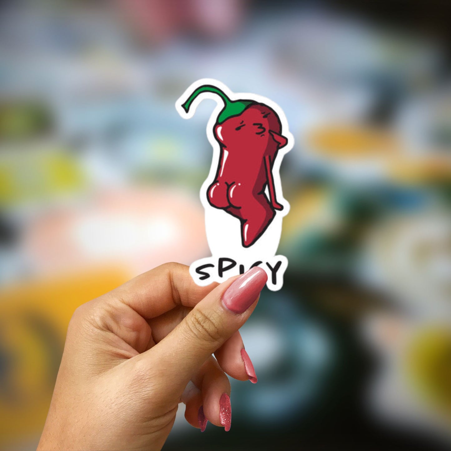 Spicy Bubble-free stickers