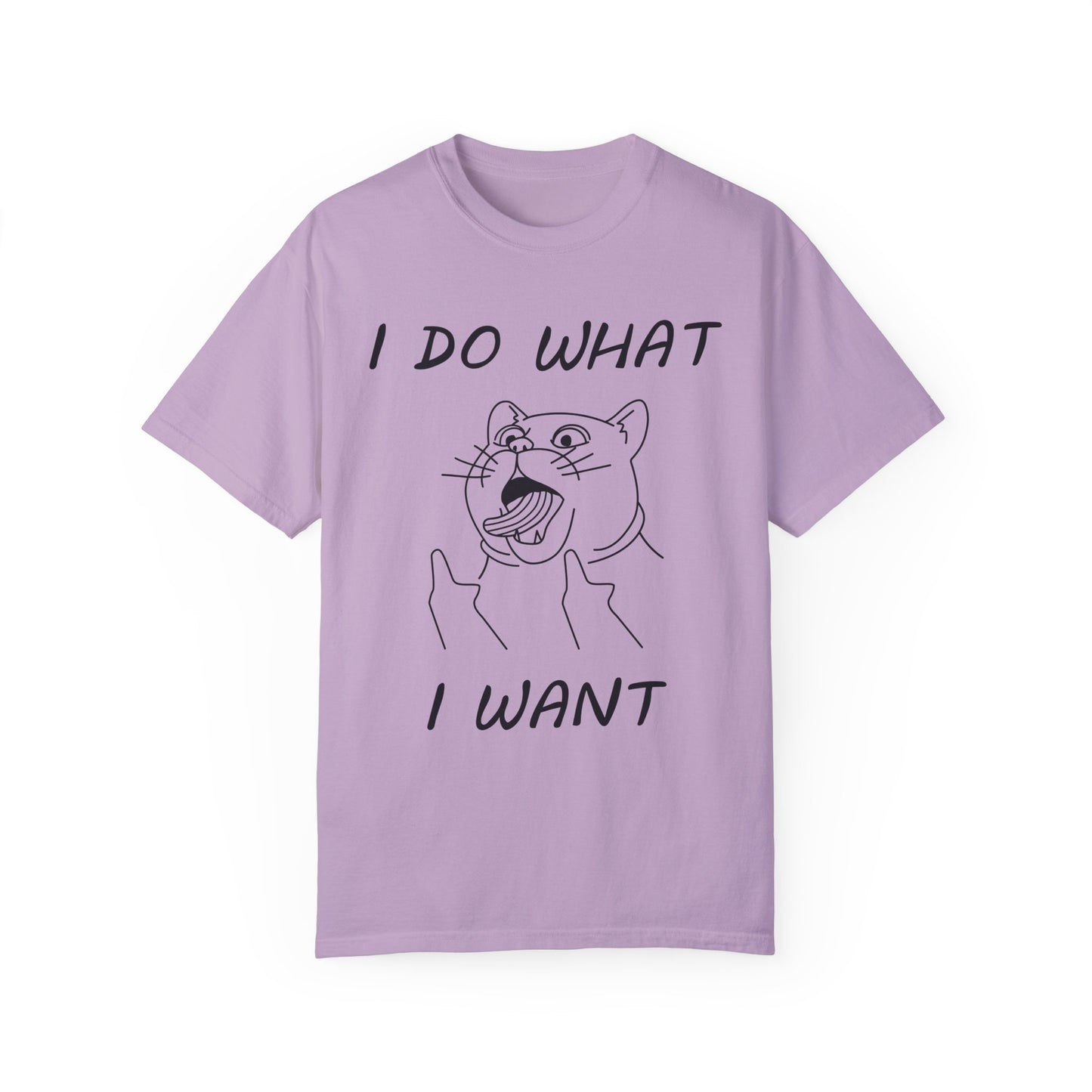 I do what I want Unisex Garment-Dyed T-Shirt - Casual Vintage Style for Everyday Wear