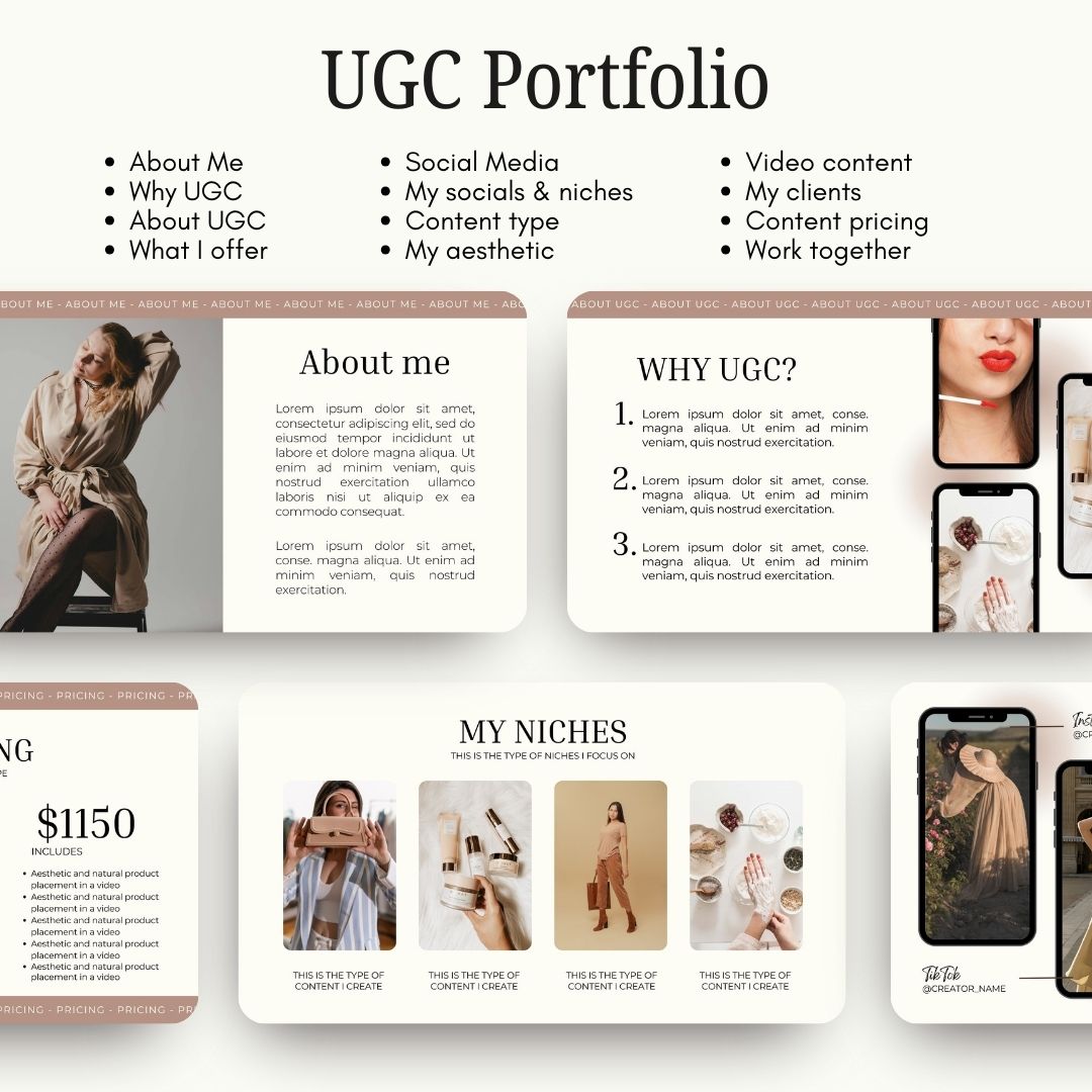 UGC Creator Guide Bundle Social Media Content Creation