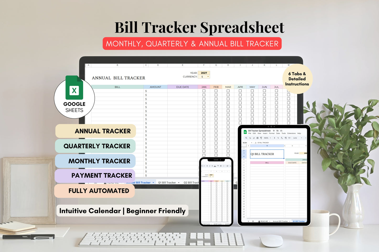 Bill Tracker Tracker - Google Sheets