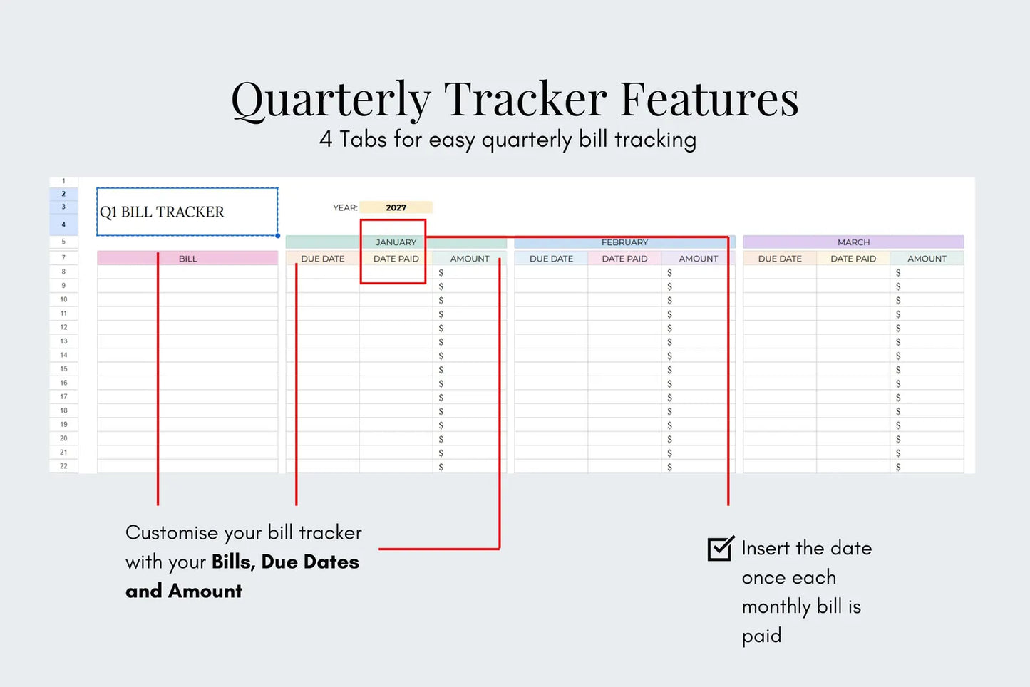 Bill Tracker Tracker - Google Sheets