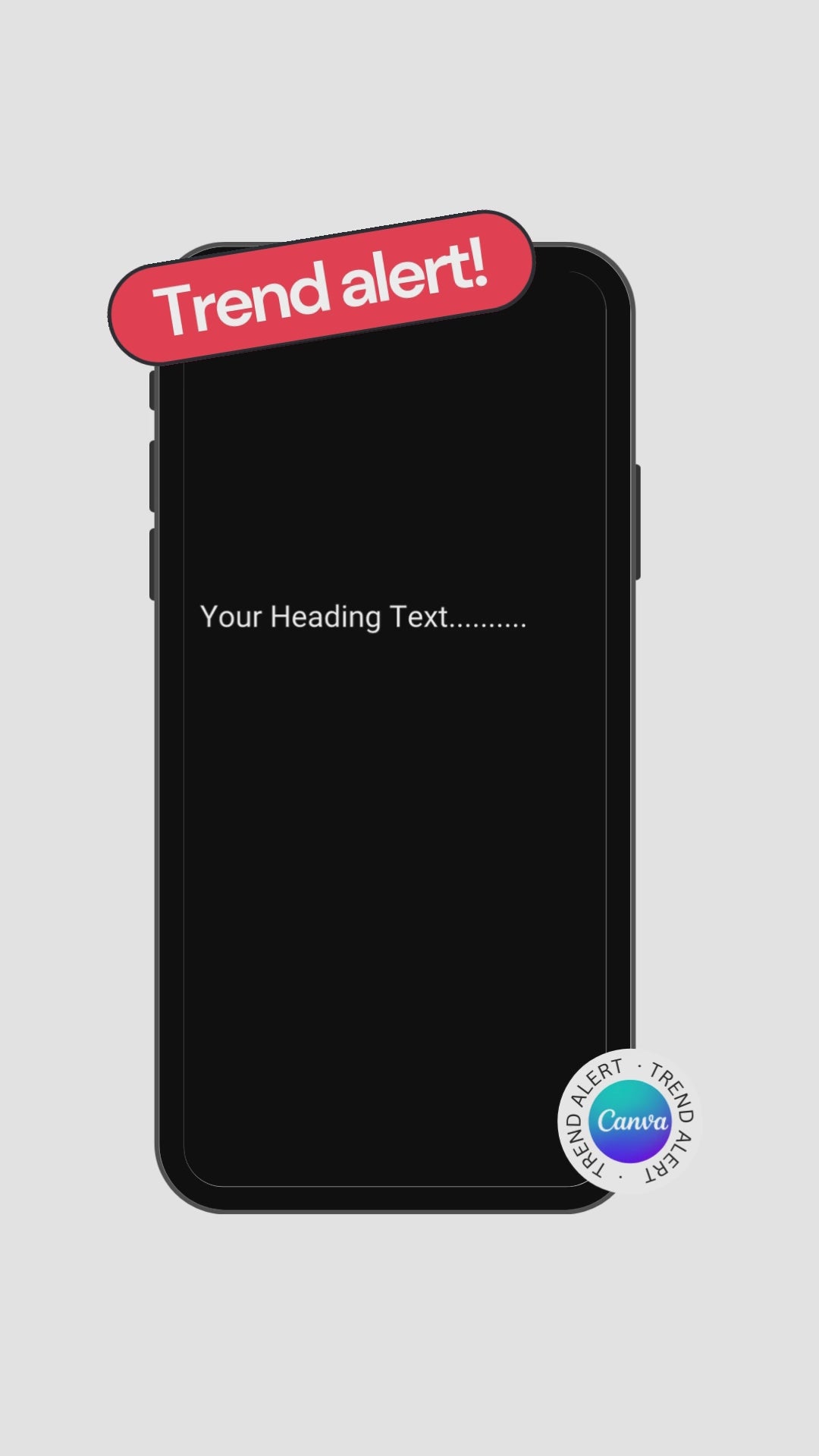 Text Animation 01 Trending Post Canva Template