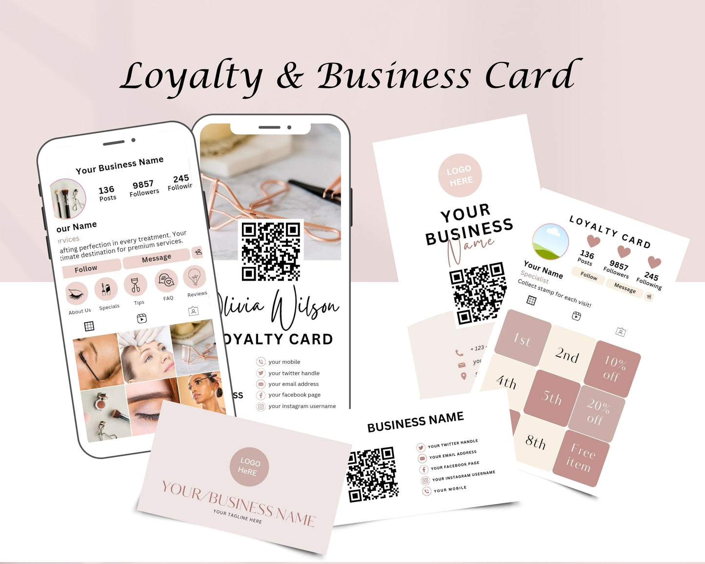 Lash Lift Form, Brow Lamination Form Consultation form, Client consent form, Loyalty Card, Business Card, Editable Canva templates, Aftercare Card