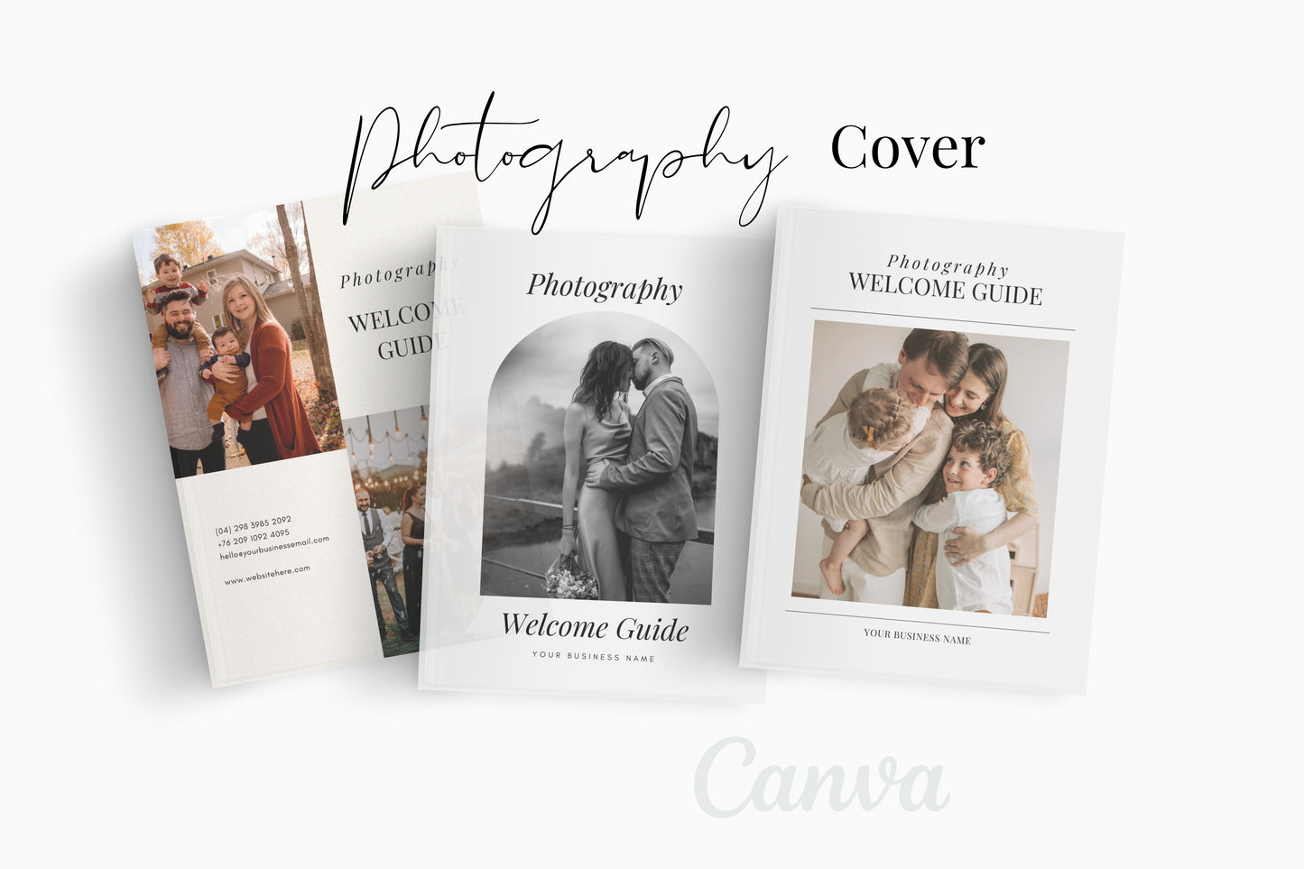 Photography Welcome Guide Templates, Edit in Canva