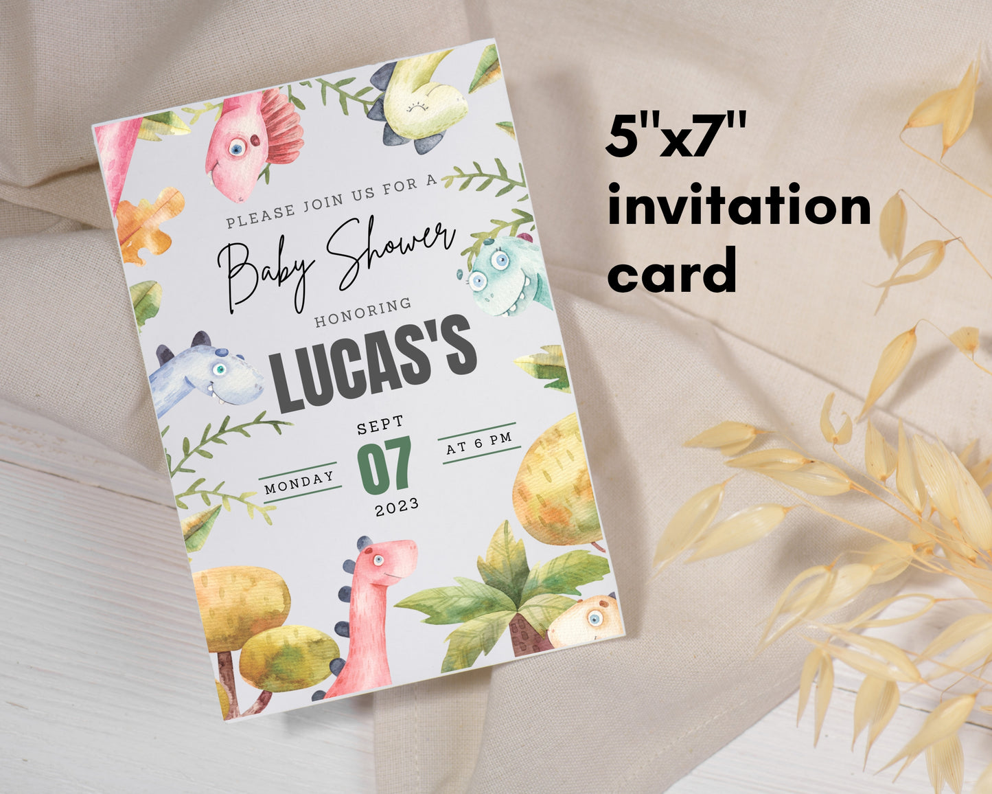 Baby Shower Birthday Party Invitation BSDWS82